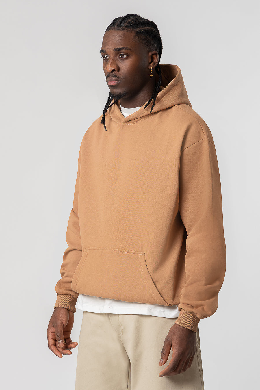 Hoodie Premium Blanks 330GR Camel