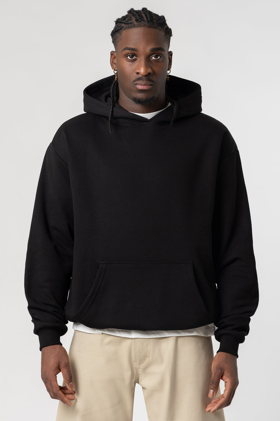 Hoodie Premium Blanks 330GR Black