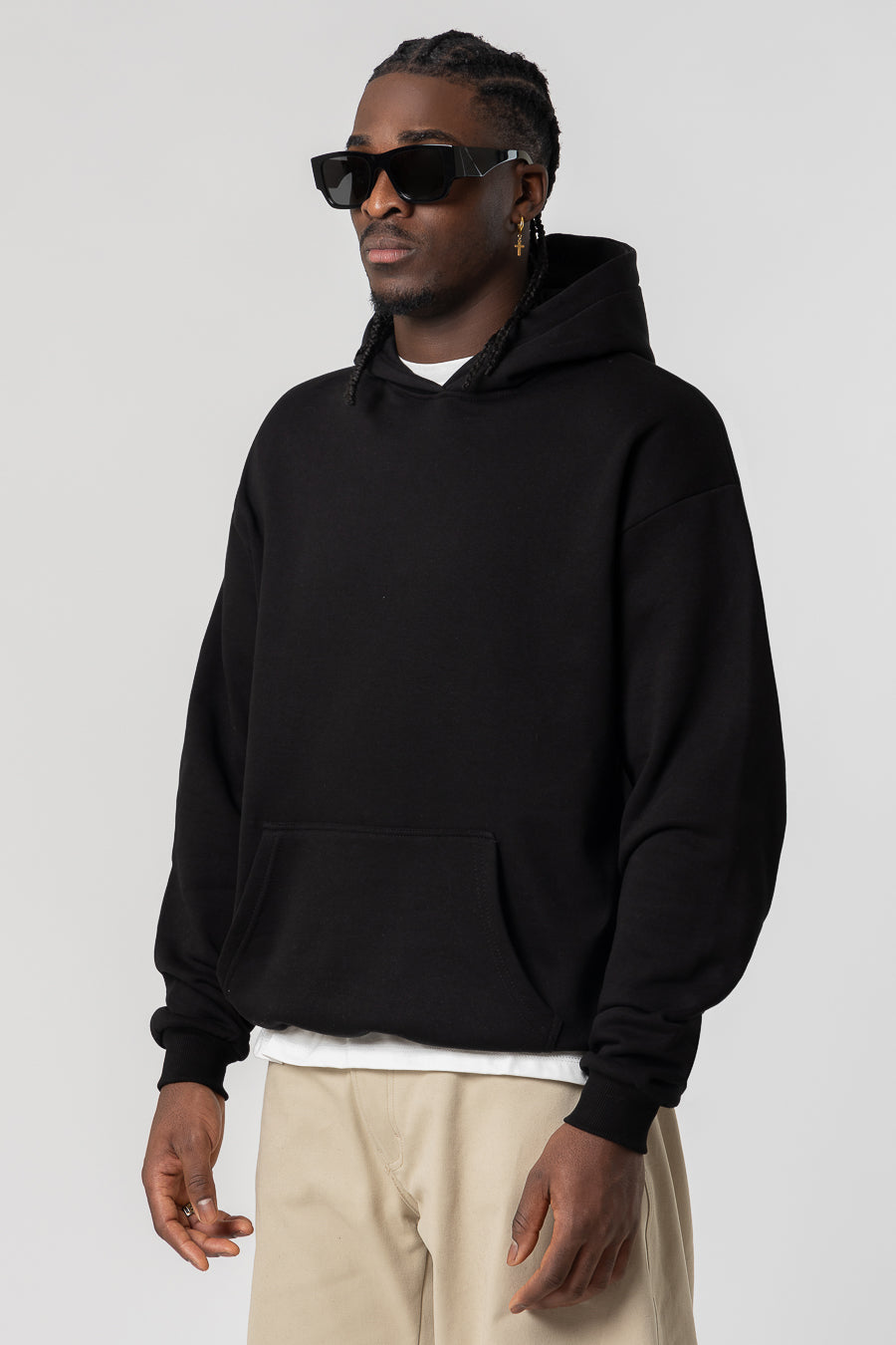 Hoodie Premium Blanks 330GR Black