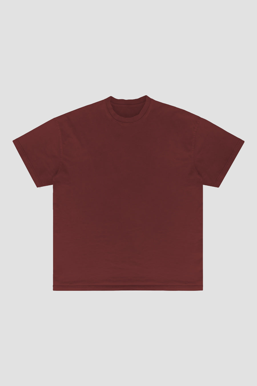 T-Shirt Blanks Boxy Fit 190Grms Merlot